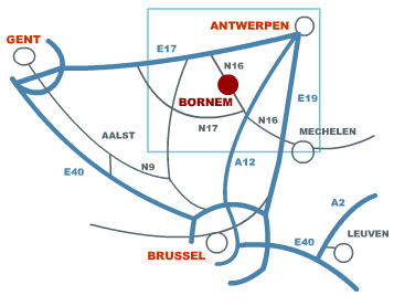 plan driehoek - Antwerpen - Brussel - Gent